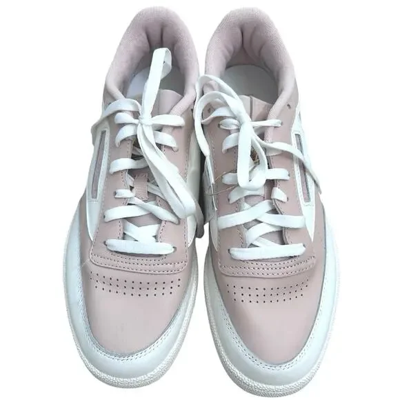 MADEWELL x REEBOK® Unisex Club C 85 Sneakers Soft Ecru/Chalk-Size 9.5 - Picture 2 of 9